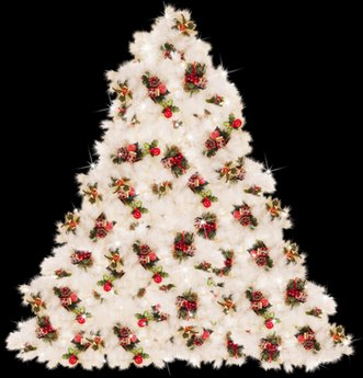 Second Life Marketplace - Twinkling White Christmas Tree